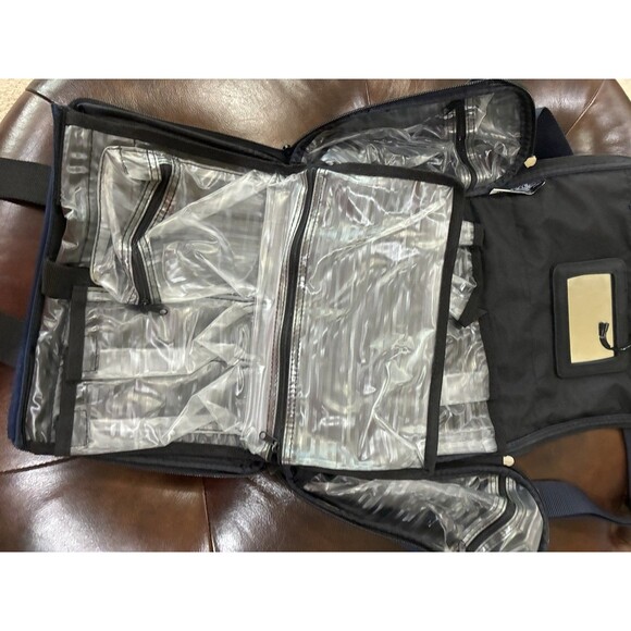 PROTOCOL TRAVEL ORGANIZER TOILETRY HANGING BAG NWT BLUE - Picture 5 of 6